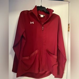 Burgundy Under Armour women’s jacket size M